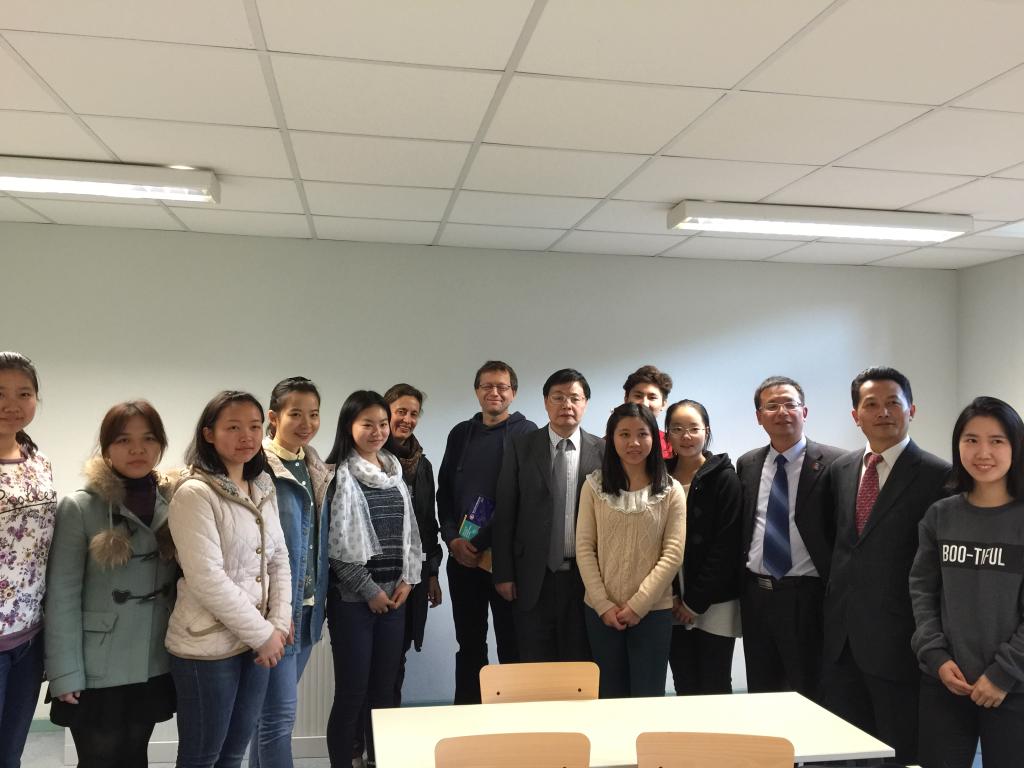 看望图卢兹大学1+3交流项目学生
